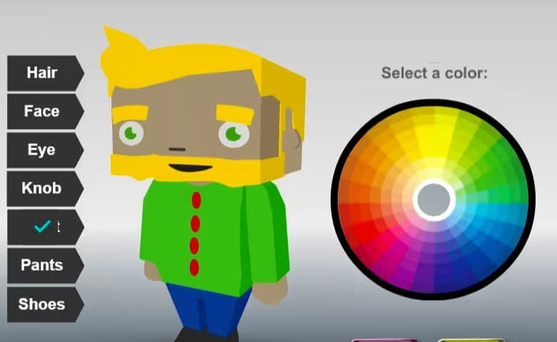 Coloring Bloxy Boy logo