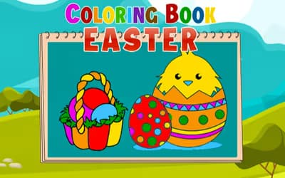 Coloring Book Easter logo