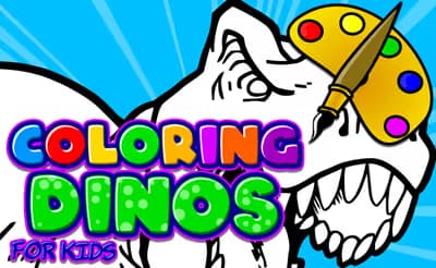 Coloring Dinosaurs for Kids logo