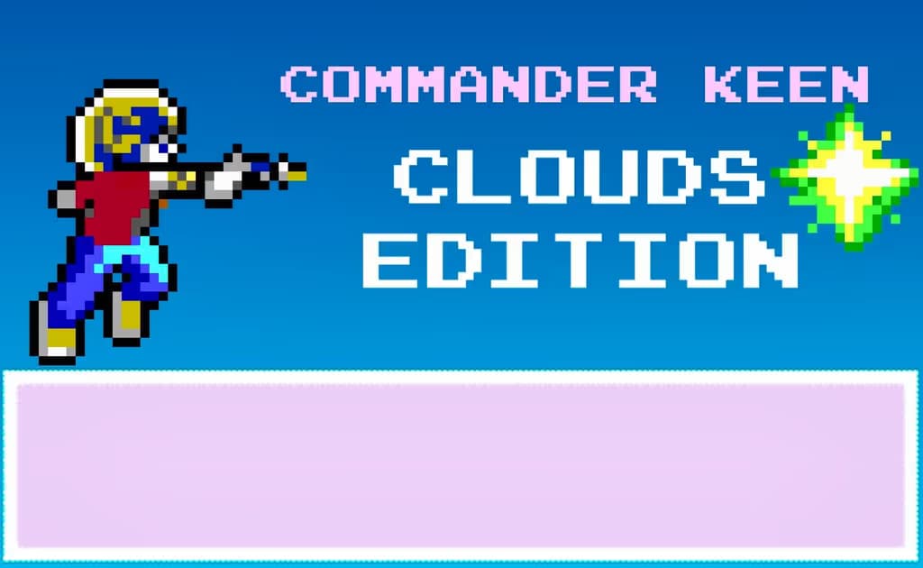 Commander Keen the Return Clouds Edition logo