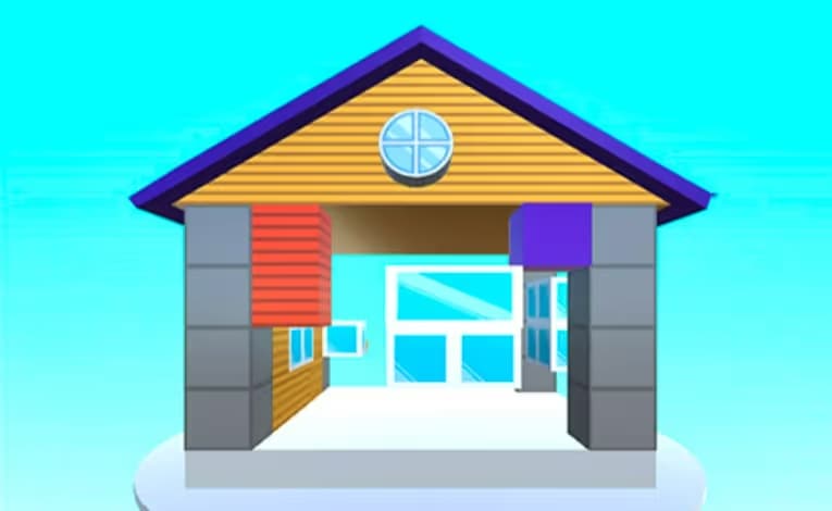Construct House 3D logo