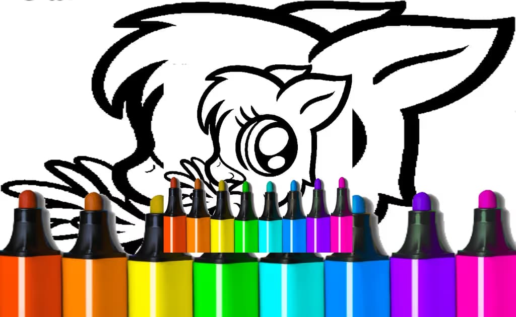Cool Anime Animals Coloring logo