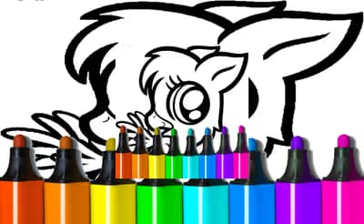 Cool Anime Animals Coloring logo