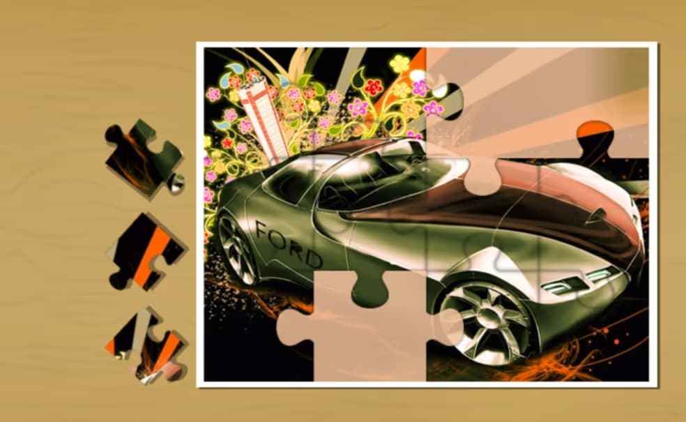 Cool Cars Jigsaw Puzzle 2 logo