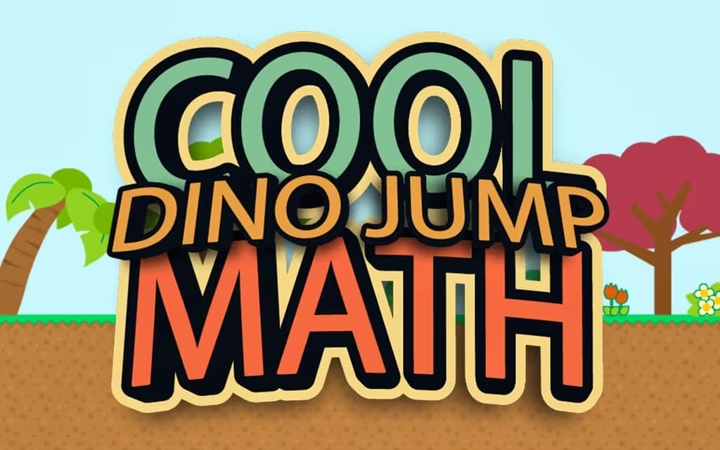 Cool Dino Jump Math logo