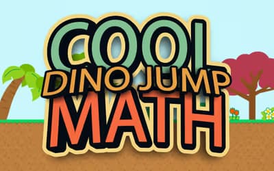 Cool Dino Jump Math logo