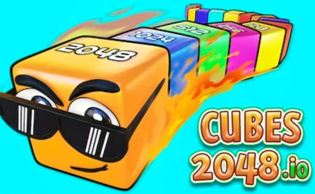 Cubes 2048 .io logo