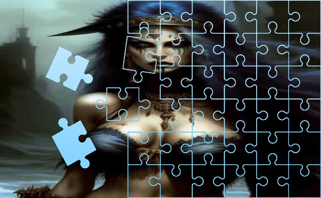 Curses Slide Puzzle logo