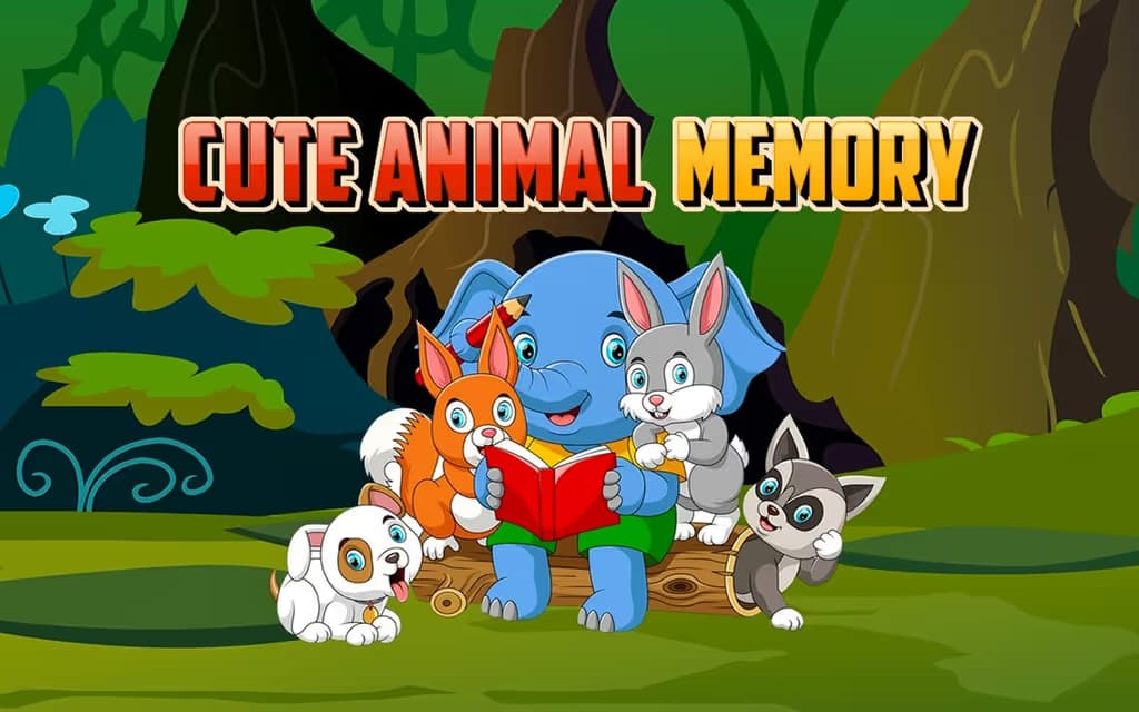Cute Animals Memory logo