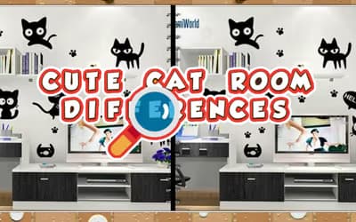 Cute Cat Room Differences logo
