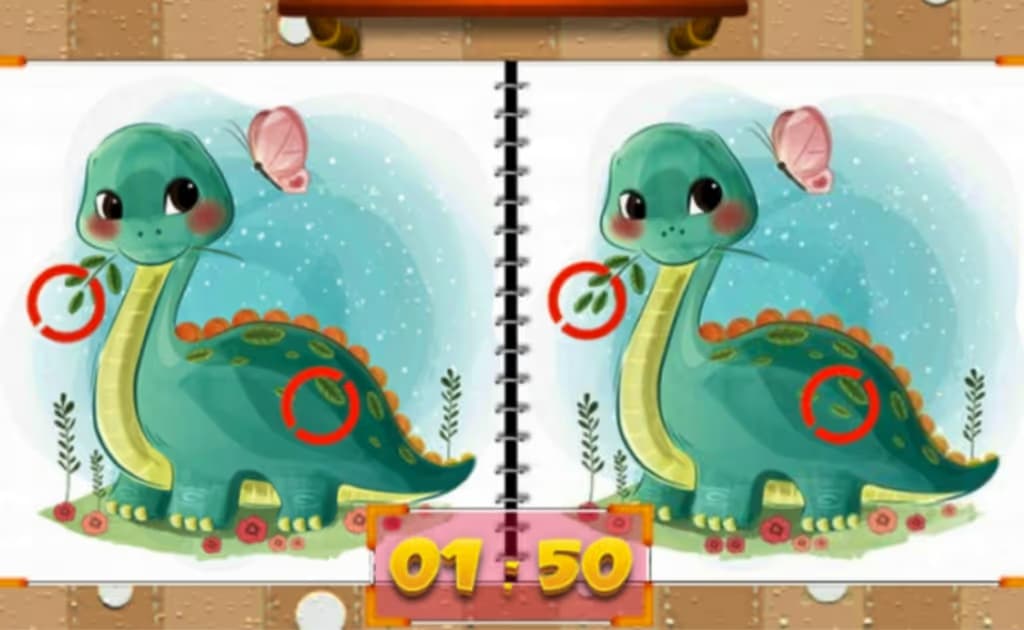 Cute Dinosaur Differences logo