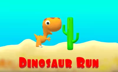 Cute Dinosaur Run logo