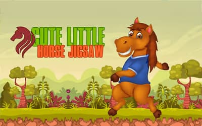Cute Little Horse Jigsaw logo