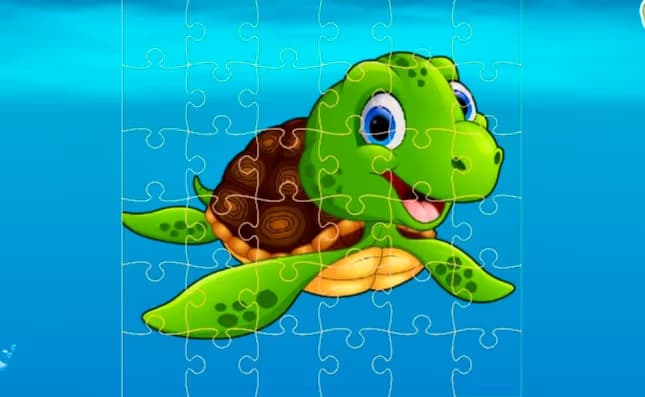Cute Turtle Jigsaw Puzzles logo