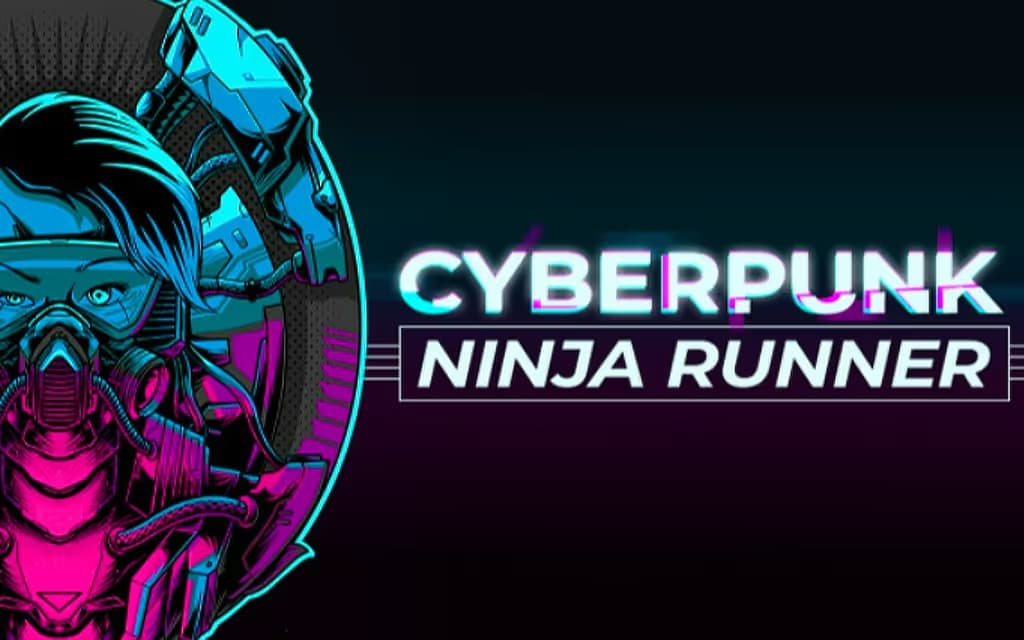 Cyberpunk Ninja Runner logo