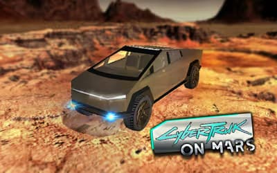 CyberTruck on Mars logo