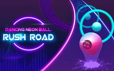 Dancing Neon Ball: Rush Road logo