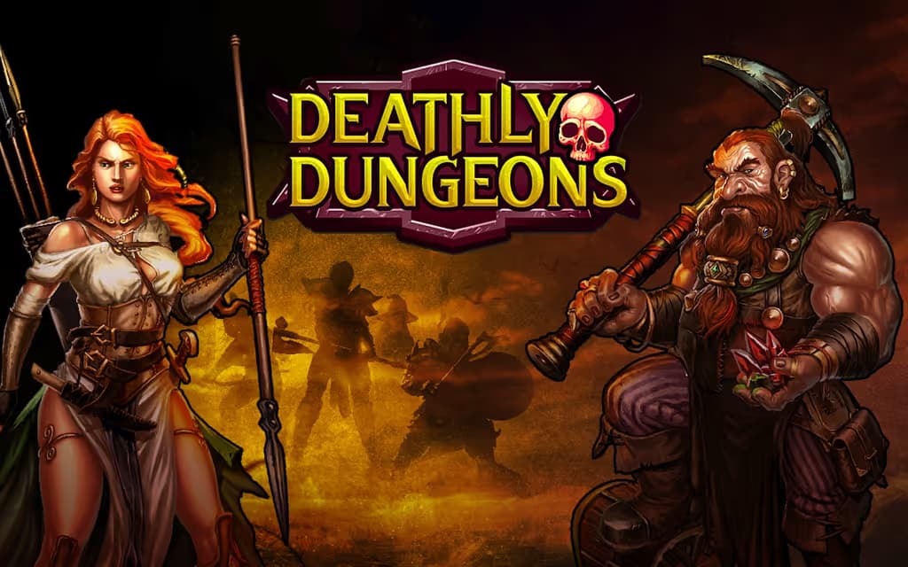 Deathly Dungeons logo