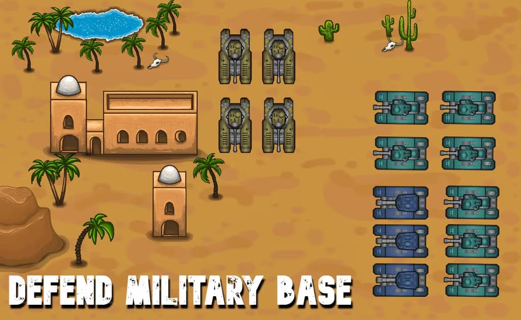 Defend Military Base logo