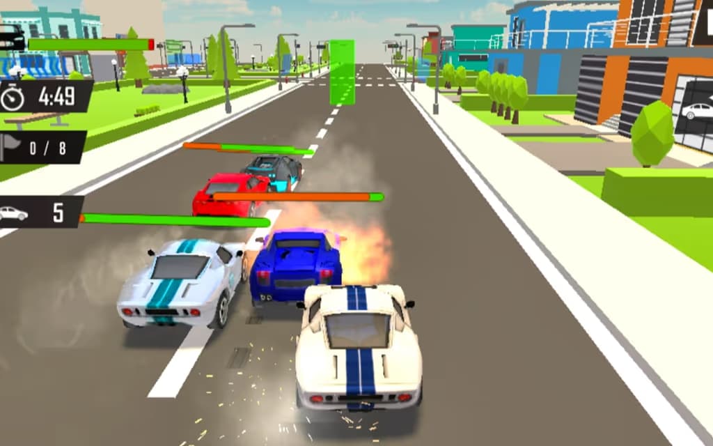 Derby Car Racing Stunt logo