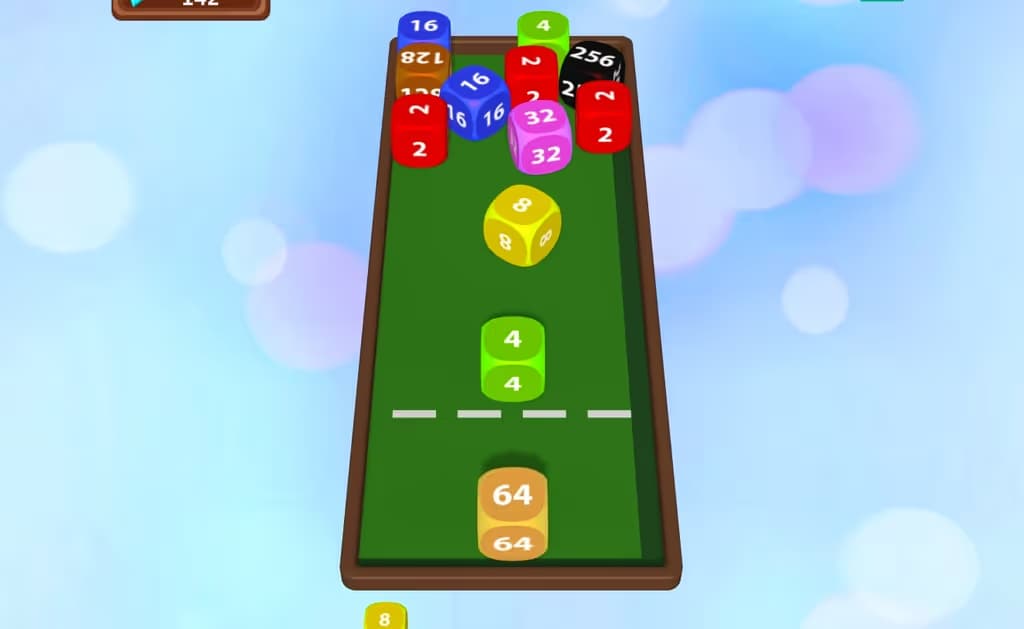 Dices 2048 3D logo