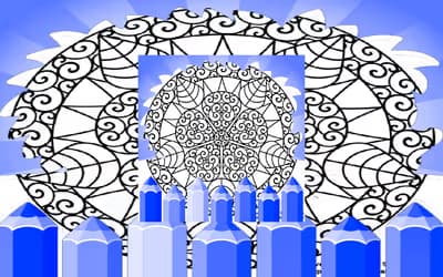 Difficult Coloring Pages logo