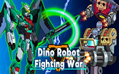 Dino Robot Fighting War logo