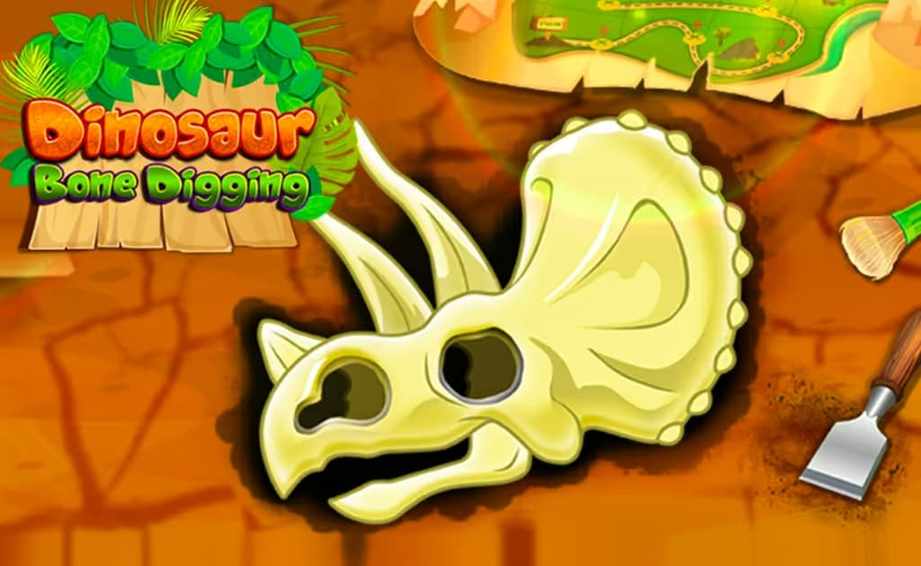 Dinosaur Bone Digging logo