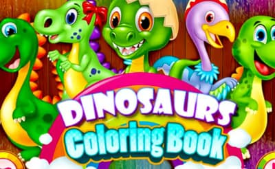Dinosaurs Coloring Book logo