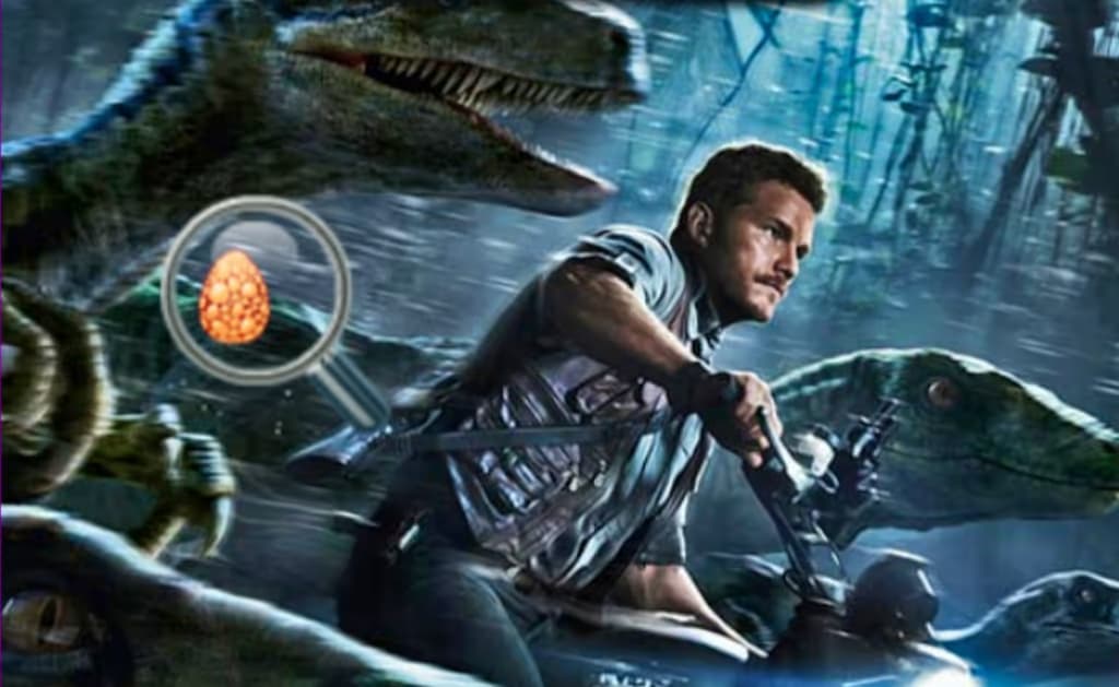Dinosaurs World Hidden Eggs logo