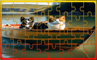 Dog and Cat Jigsaw Joyride logo