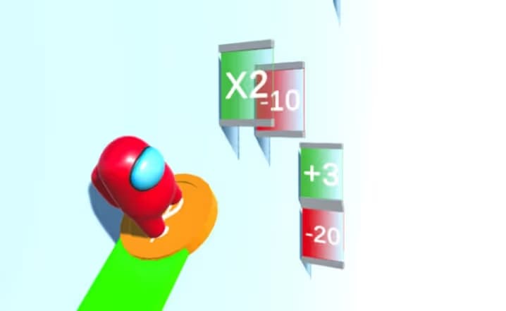Dogecoin Yolo 3D logo
