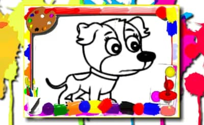 Dogs Coloring Book logo