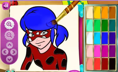 Dotted Girl Coloring Book logo
