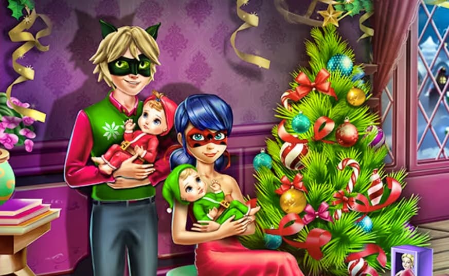 Dotted Girl Family Christmas logo