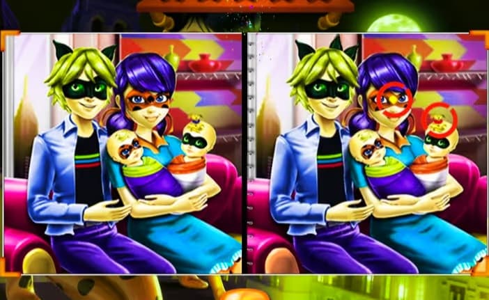 Dotted Girl Spot the Difference logo