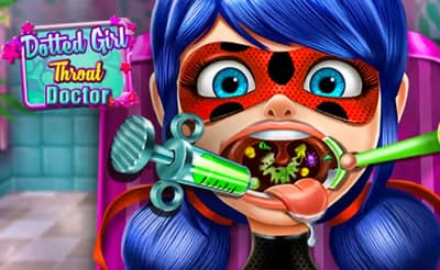Dotted Girl Throat Doctor logo
