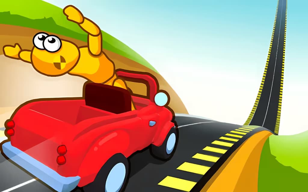 Downhill Car Ride Crash Test logo