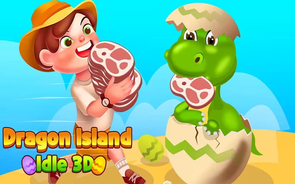 Dragon Island Idle 3D logo