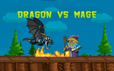Dragon vs Mage logo