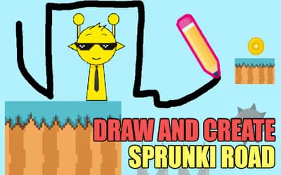 Draw and Create Sprunki Road logo