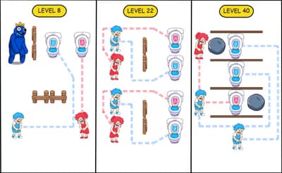 Draw to Pee Toilet Race! logo