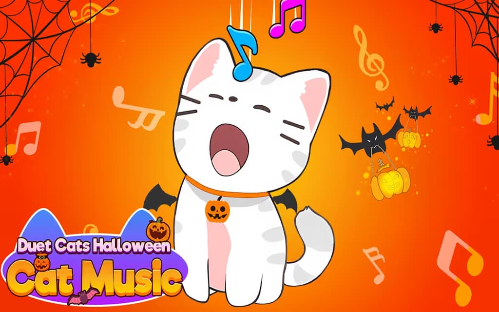 Duet Cats Halloween Cat Music logo