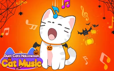 Duet Cats Halloween Cat Music logo