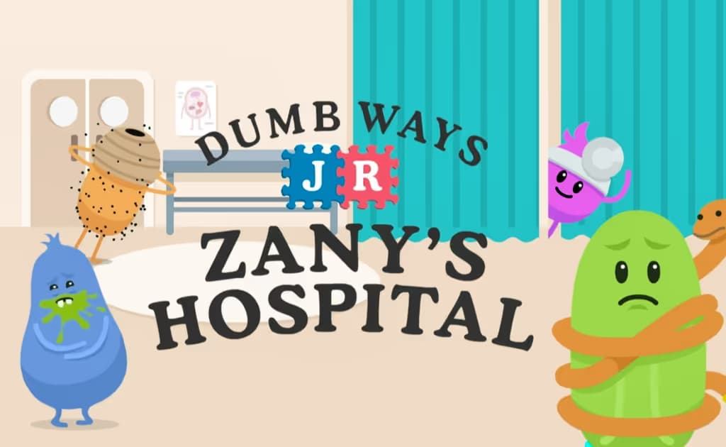 Dumb Ways Jr Zany's Hospital logo