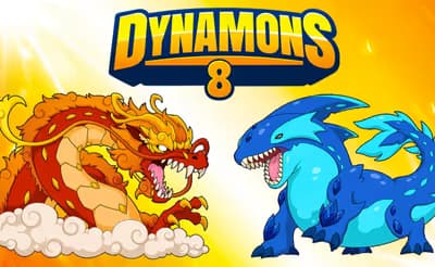 Dynamons 8 logo
