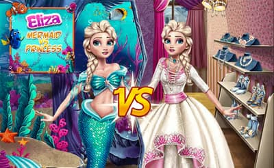Eliza Mermaid VS Princess logo
