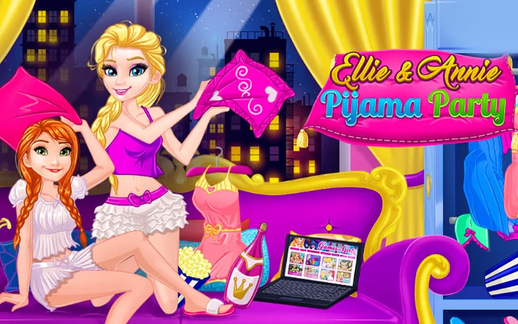 Ellie & Annie Pijama Party logo