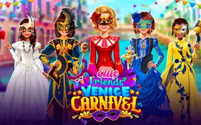 Ellie and Friends Venice Carnival logo