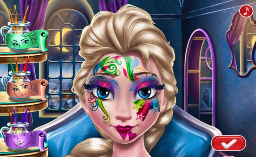 Elsa New Year Makeup logo